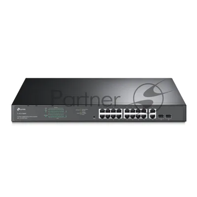 Коммутатор TP-Link TL-SG1218MPE, 16×1 Гбит/с PoE + 2×1 Гбит/с Uplink + 2×1 Гбит/с SFP, настраиваемый
