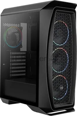 Компьютерный корпус Aerocool/Formula Aero One Eclipse-G-BK-v1 черный без БП ATX 4x120мм 2xUSB 3.0 audio