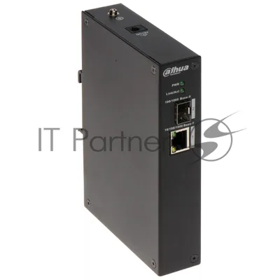 Коммутатор Dahua DH-PFS3102-1T, 1×1 Гбит/с RJ-45 + 1×1 Гбит/с SFP, неуправляемый, промышленный