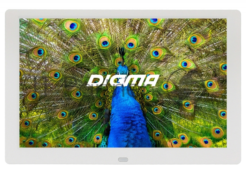 Фоторамка Digma 10.1" PF-1043 IPS 1280x800 белый пластик ПДУ Видео