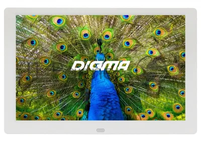 Фоторамка Digma 10.1" PF-1043 IPS 1280x800 белый пластик ПДУ Видео