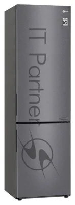 Холодильник LG GA-B509CLCL графитовый двухкамерный 277/107л морозилка снизу, No Frost