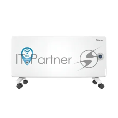 Конвектор электрический Thermex Frame 2000E белый, 2000 Вт, 25 м2, термостат, дисплей, WiFi