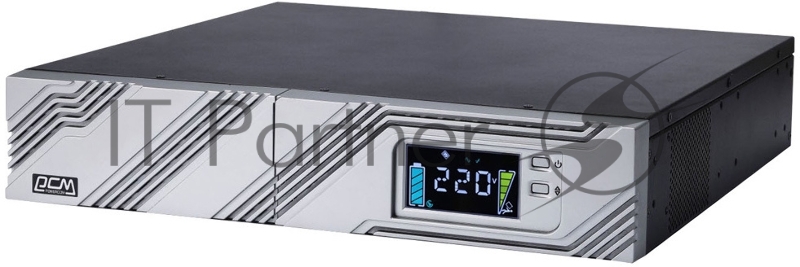 Источник бесперебойного питания Powercom Smart King RT SRT-3000A LCD 2700Вт 3000ВА черный