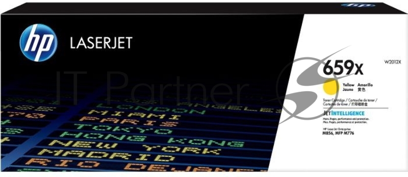 Картридж лазерный HP 659X W2012X желтый для HP LJ M856/M776 (29000стр.)