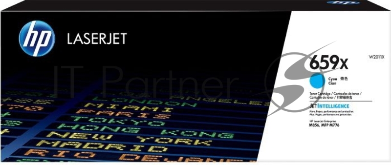 Картридж лазерный HP 659X W2011X голубой для HP LJ M856/M776 (29000 стр.)