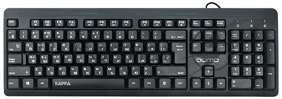 Клавиатура Qumo Kappa K17 проводная, USB Type-A, чёрный