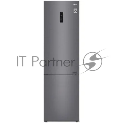 Холодильник LG GA-B509CLSL графитовый двухкамерный 277/107л морозилка снизу, No Frost