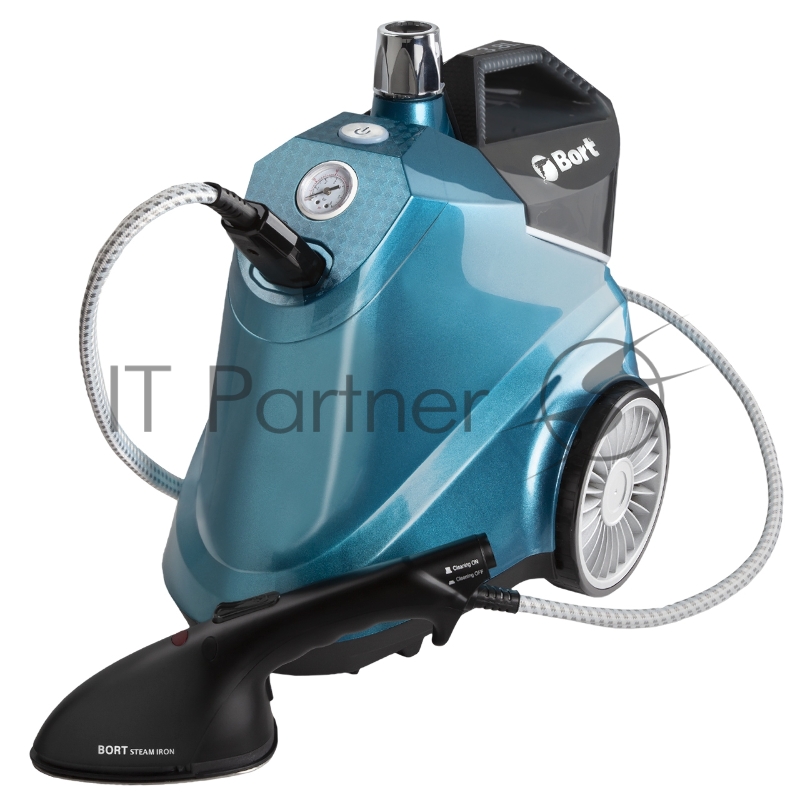 Отпариватель Bort Pro Iron голубой, 2500 Вт, 95 г/мин, 3800 мл