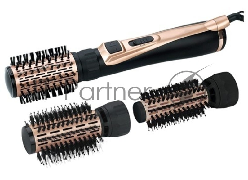 Фен-щётка BRAYER BR3100 черный/золотистый, 1000 Вт, 35/40/50 мм