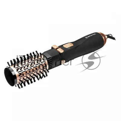 Фен-щётка BRAYER BR3132 черный/золотистый, 1200 Вт, 25/38 мм