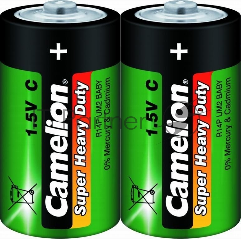 Элемент питания солевой Camelion R R14 (шринка 2шт) 1.5 В
