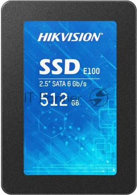 Накопитель SSD Hikvision E100, 512Gb, 2.5", SATA, R/W 550/480