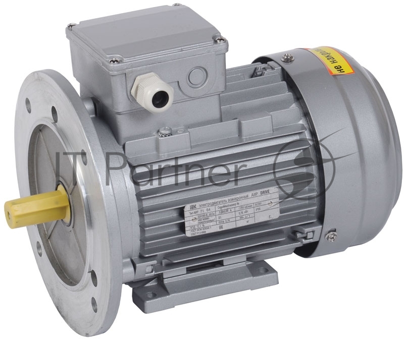 Электродвигатель IEK DRV071-A4-000-5-1520 асинхронный трехфазный АИР 71A4 380В 0.55 кВт 1500 об/мин 2081 DRIVE