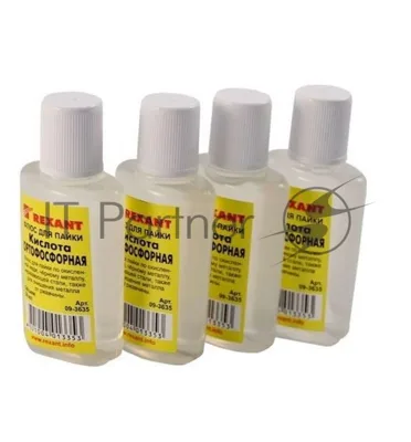 Флюс для пайки Rexant (кислота ортофосфорная) 30 мл.