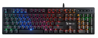 Клавиатура проводная A4Tech Bloody B500N USB серый