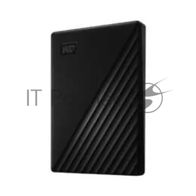 Внешний HDD 2.5" Western Digital My Passport, 4TB, USB 3.2 Gen 1 Type-A, 5400 rpm, черный