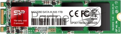 Накопитель SSD Silicon Power A55, 512Gb, M.2 2280, SATA III, R/W 560/530