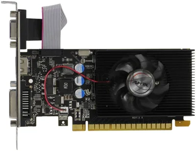 Видеокарта AFOX GeForce GT 730, 2 GB DDR3, 128 bit, HDMI, DVI-I, VGA, GPU 700 MHz