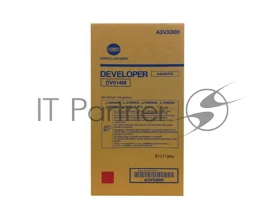 Девелопер Konica-Minolta bizhub PRESS C1060/C1060L/C1070/C1070P красный DV-614M