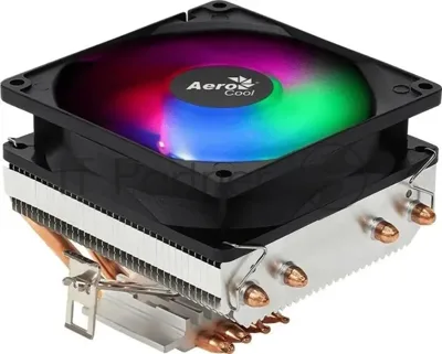 Кулер для процессора AeroCool/Formula Air Frost 4 черный, 90 мм, алюминий/медь, 1800 об/мин, 25.7 дБ, 3 pin, 125 Вт, 78 мм
