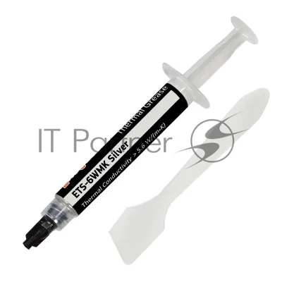 Термопаста ExeGate ETS-6WMK Silver, 4 г, 5.6 Вт/(м⋅К), шприц