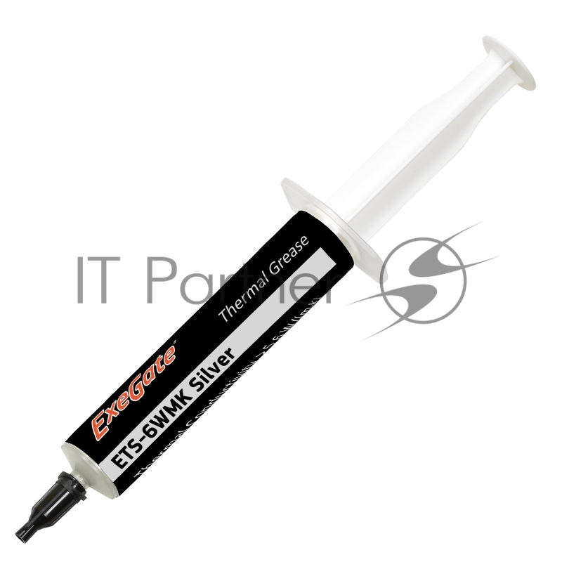 Термопаста ExeGate ETS-6WMK Silver, 30 г, 5.6 Вт/(м⋅К), шприц