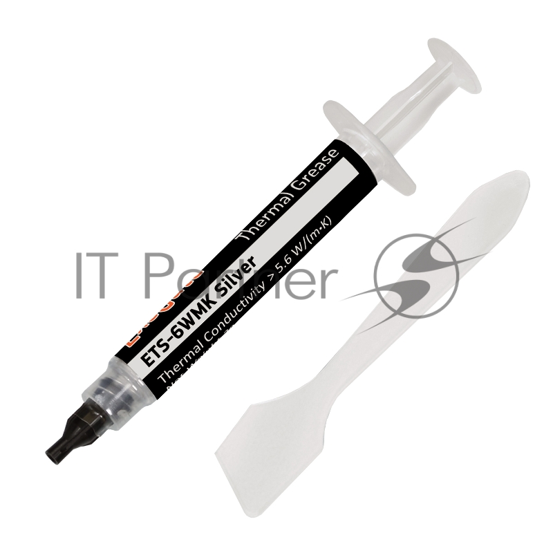 Термопаста ExeGate ETS-6WMK Silver, 2 г, 5.6 Вт/(м⋅К), шприц