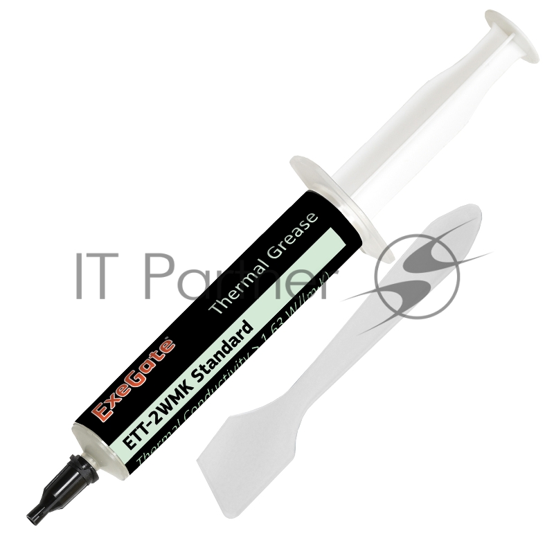 Термопаста ExeGate ETТ-2WMK Standard, 30 г, 1.63 Вт/(м⋅К), шприц