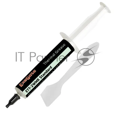 Термопаста ExeGate ETТ-2WMK Standard, 30 г, 1.63 Вт/(м⋅К), шприц