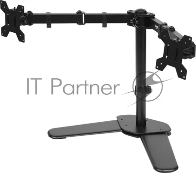 Кронштейн для мониторов ЖК Buro M042 черный 17"-27" макс.8кг настольный поворот и наклон